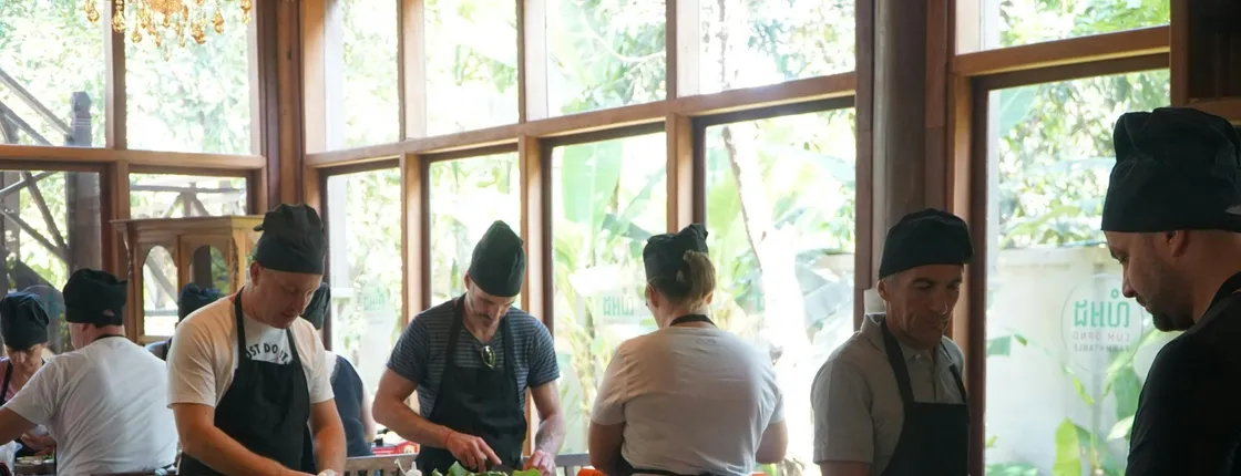 Cambodian cooking class half-day experience