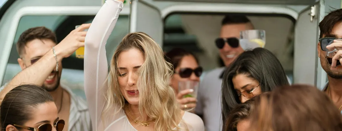 Lisbon private boat rental with live DJ and open bar