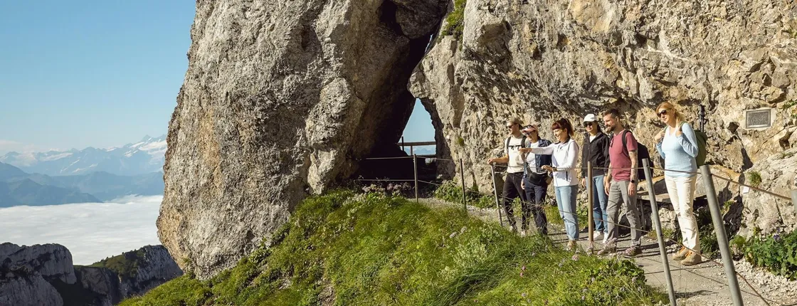 Guided day trip from Lucerne to Pilatus with hiking and BBQ experience