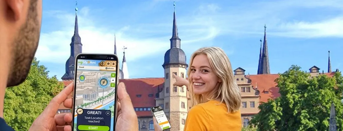 Self-guided digital scavenger hunt in Merseburg