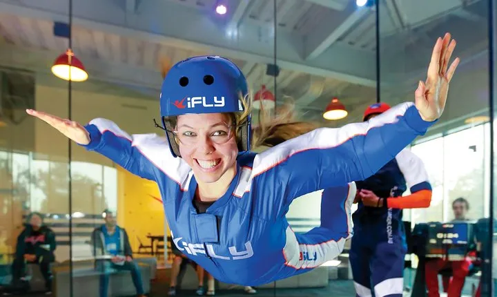 Kansas City Indoor Skydiving Admission with 2 Flights & Personalized Certificate
