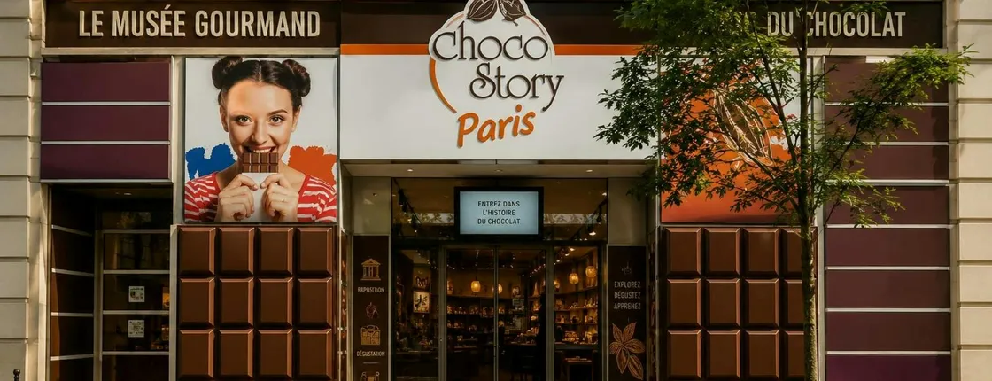 Choco-Story Paris entry ticket with Paris audio guide and eSIM