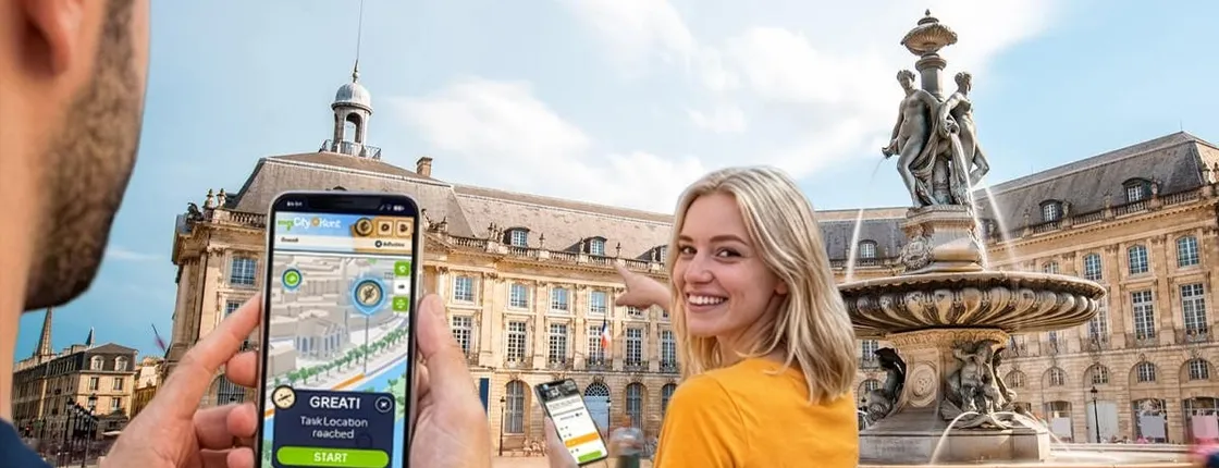 Self-guided digital scavenger hunt in Bordeaux