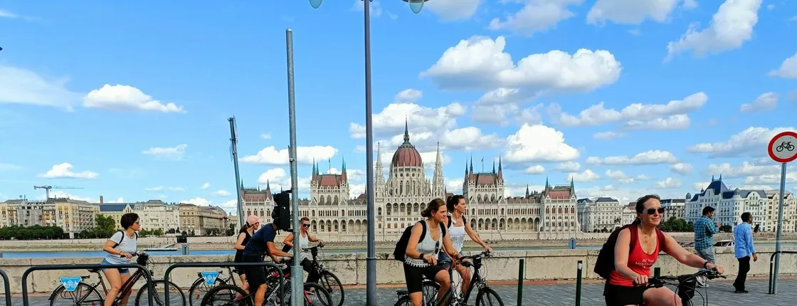 Wheels and Meals Bike Tour in Budapest