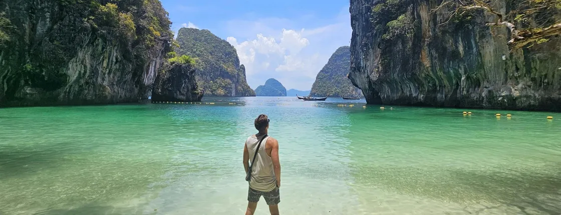 Private longtail boat island hopping tour from Koh Yao Yai-Noi