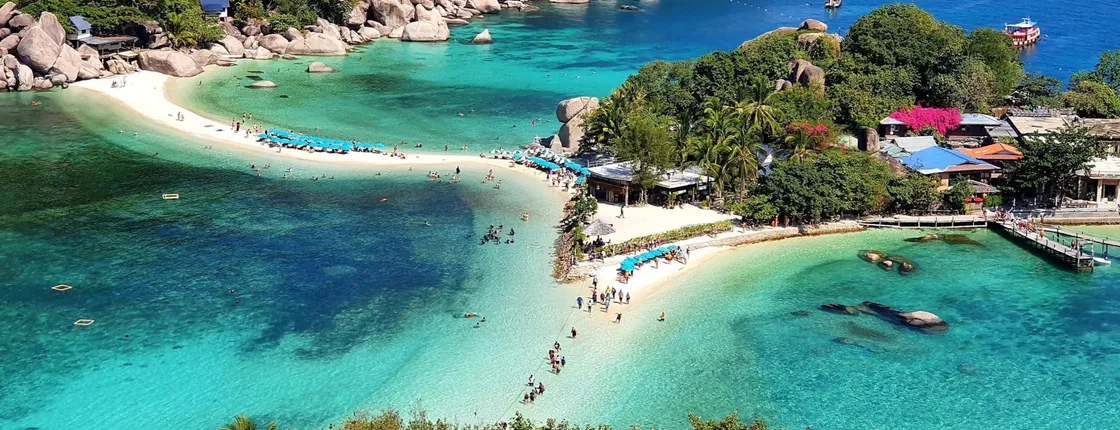 Day trip to discover Koh Tao and Koh Nang Yuan with lunch