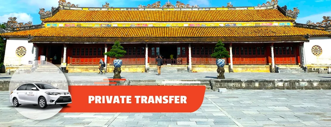Private transfer from Da Nang Airport to hotel in Hue City Center or vice versa
