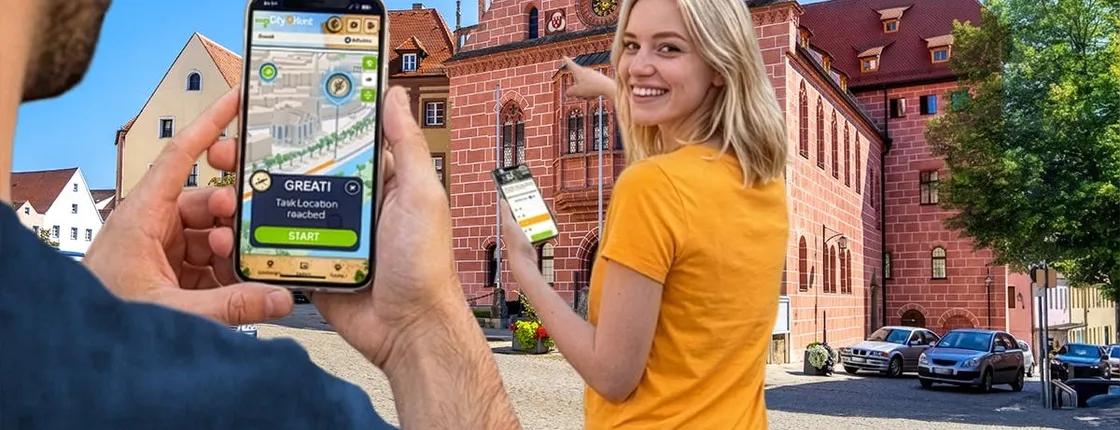 Self-guided digital scavenger hunt in Sulzbach-Rosenberg