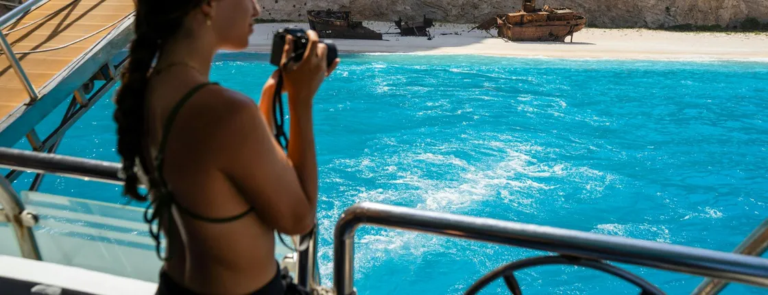 Zante cruise with Blue Caves, Smuggler’s Cove, Greek dancing and optional transfers