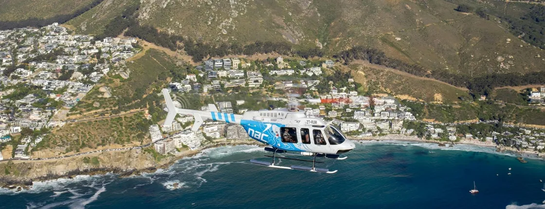 Cape Town Atlantic Seaboard Helicopter Flight with Transfers