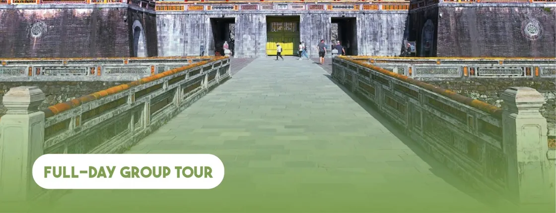 Full-day Hue heritages highlights from Danang and boat trip to Thien Mu pagoda