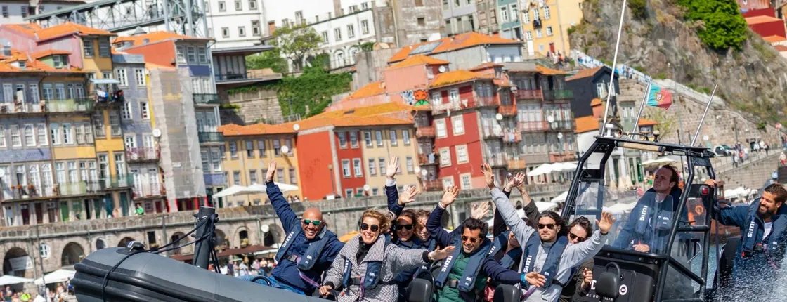 Porto's six bridges speedboat tour along the Douro River