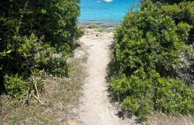Self-guided wild coastal hike in Saint-Florent with pickup