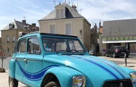 Guided Tour in an Old Convertible Car on the Côte de Nacre