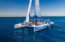 Sal Island all-inclusive adults-only catamaran cruise with optional transfers