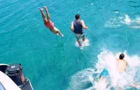 Theo's boat trip from Corfu with beach BBQ and optional transfers
