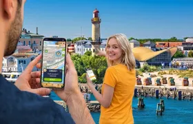 Self-guided digital scavenger hunt in Warnemünde