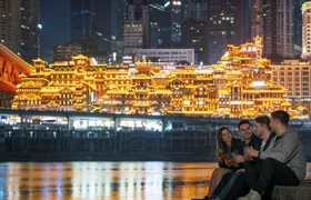 Enchanting Chongqing night illumination private tour