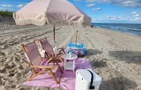 West Palm Beach Day: Umbrella, Chairs, Yeti, JBL Speaker, Towels+