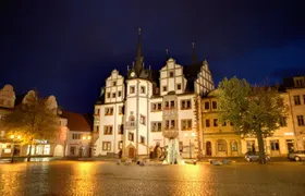 Saalfeld walking tour at night with guide