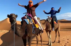 Ride the Camels for Sunset in Merzouga Dunes