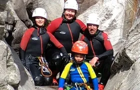 Boggera cannoning for families adventure in Valle di Cresciano
