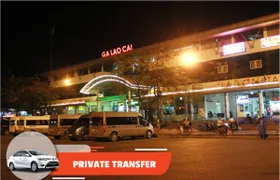 Private transfer between Lao Cai's train station and Sapa