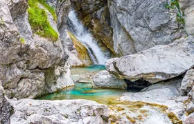 Kids canyoning tour in the Rosengarten Canyon in Imst