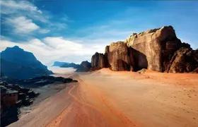 Wadi Rum desert valley private tour from Dead Sea