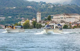 Boat transfer from Lake Orta to San Giulio Island