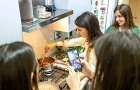 Dining experience at a local's home in Asti with show cooking
