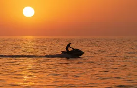 Sunset jet ski guided tour to Lérins Islands