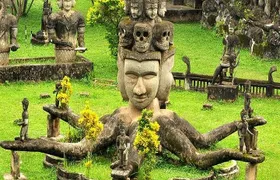 Private Tour: Vientiane City Tour Full Day with Buddha Park