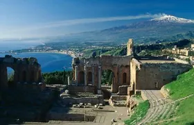 Full Day Taormina and Castelmola Tour with Messina Shore Excursion