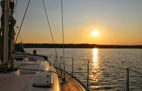Sunset Sailing from Bad Saarow near Berlin
