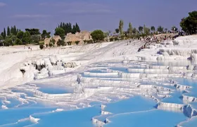Pamukkale Hierapolis and Cleopatra's Pool Tour with lunch from Antalya 