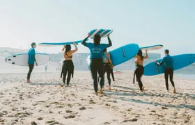 Personalized Surf Lessons Riding Dakhla's Ocean Waves