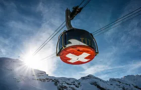 Mt Titlis Cable Car from Engelberg with Ice Flyer