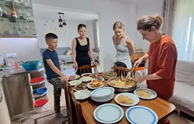 Traditional cooking class with a local family in Berat