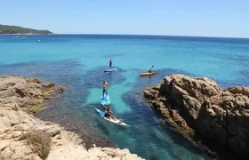 Sea kayaking in the heart of the Ramatuelle Nature Reserve