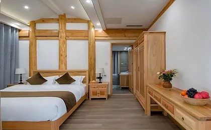 Floral Hotel Qu'an Hefeng Light Luxury Holiday Courtyard Sifang Street