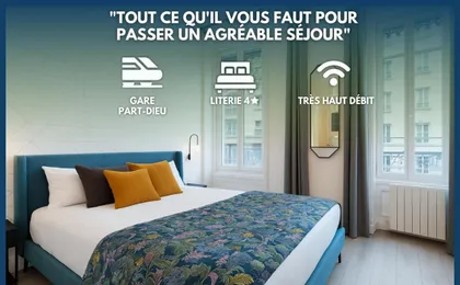 Chaleureux - Part-Dieu L Confort L Deco Luxe by Dreamy Flat Lyon (Adults Only)
