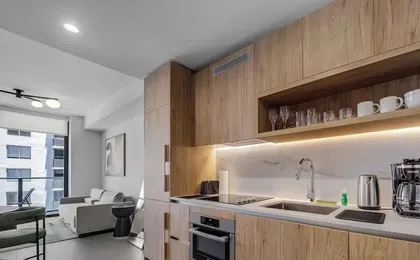 Skyline Views 1BR in - Rooftop pool