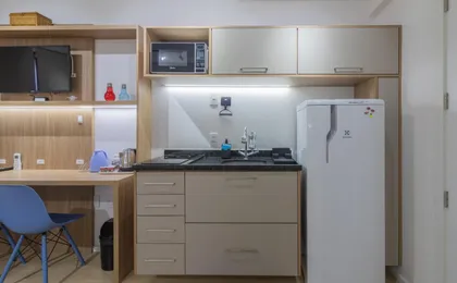 Flat Bem Equipado a 3min Do Metro Vila Madalena.