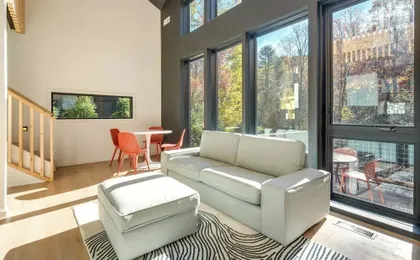 4 Mi to Dtwn Brevard: Modern Pisgah Forest Getaway