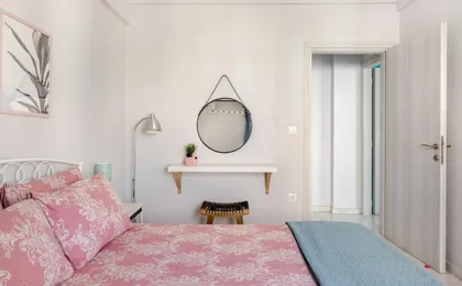 Vintage Art Home on the Sea