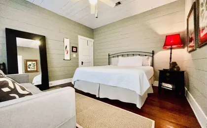 Verdant Red Door Retreat