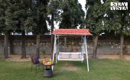 Stayvista's Mystic Castle with Terrace, Swimming Pool, Lawn with Gazebo