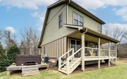 Hot Tub + Blue Ridge Mtn Views: Waynesville Home