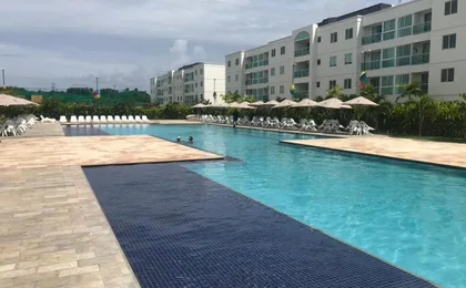 Flat Excelente Em Porto de Galinhas Palm Village Acqua Frente Para As Piscinas
